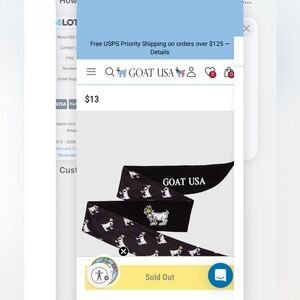 Goat USA limited Edition Goat OGHead tie